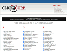 Tablet Screenshot of click4corpclients.com